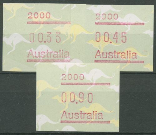 Australien 1985 Känguruh Tastensatz Automatenmarke 4 S1, 2000 postfrisch