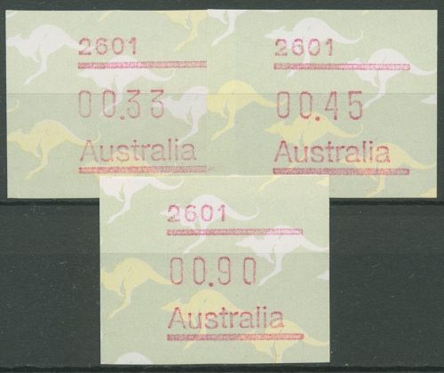 Australien 1985 Känguruh Tastensatz Automatenmarke 4 S1, 2601 postfrisch