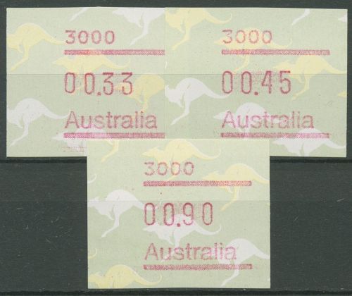Australien 1985 Känguruh Tastensatz Automatenmarke 4 S1, 3000 postfrisch