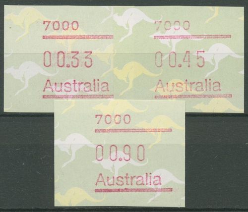 Australien 1985 Känguruh Tastensatz Automatenmarke 4 S1, 7000 postfrisch
