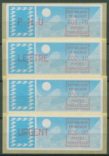 Frankreich ATM 1985 Taube Satz 1,70/2,10/3,20/5,00 ATM 6.3 zb ZS 1 postfrisch