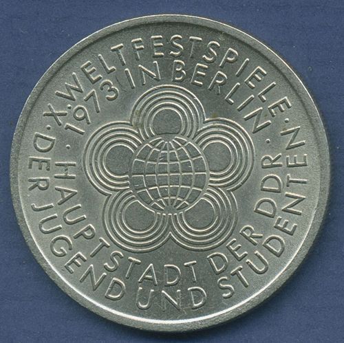 DDR 10 Mark 1973 Weltfestspiele der Jugend, J 1545 vz/st (m2870)