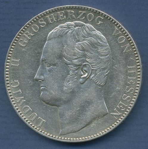 Hessen-Darmstadt Doppeltaler 1840, Ludwig II., J 40, sehr schön (m6562)