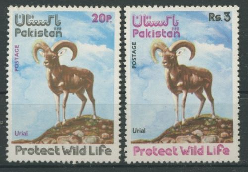 Pakistan 1975 Geschützte Wildtiere Wildschaf 396/97 postfrisch