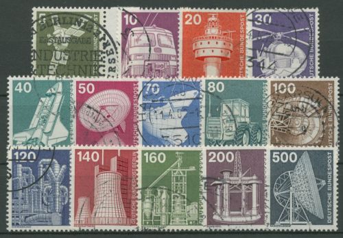 Bund 1975 Industrie und Technik 846/59 gestempelt