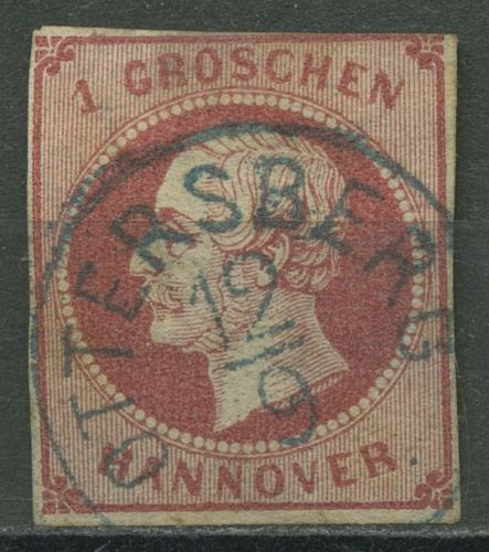 Hannover 1859 König Georg V. 14 a mit K1-Stpl. OTTERSBERG