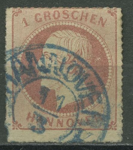 Hannover 1864 König Georg V. 1 Gr, 23 y gestempelt