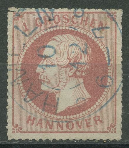 Hannover 1864 König Georg V. 1 Gr, 23 y mit K2-Stpl. HAMELN