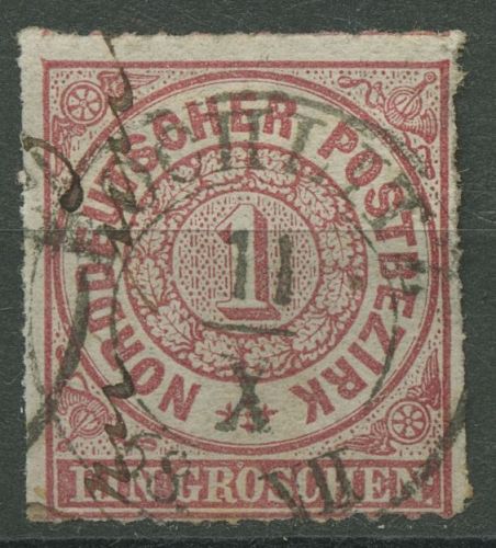 Norddeutscher Postbezirk NDP 1868 1 Gr. 4 mit SA K2-Stpl. ROCHLITZ