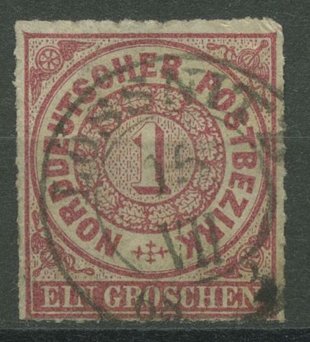 Norddeutscher Postbezirk NDP 1868 1 Gr. 4 mit SA K2-Stpl. LÖSSNITZ