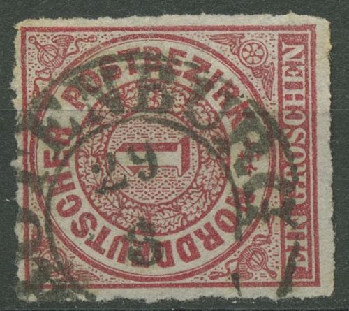 Norddeutscher Postbezirk NDP 1868 1 Gr. 4 mit T&T-K2-Stpl. ROTENBURG