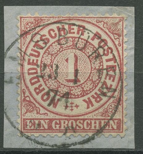 Norddeutscher Postbezirk NDP 1869 1 Groschen 16 mit K1-Stempel EMSBÜREN