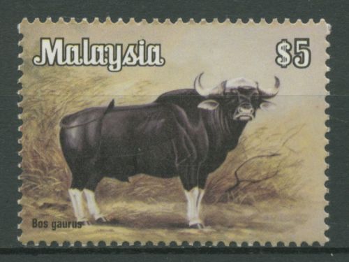 Malaysia 1979 Tiere Rind Gaur 195 Y postfrisch