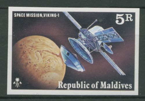 Malediven 1976 Raumfahrt Marssonde Viking 678 B postfrisch
