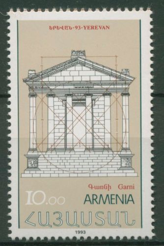 Armenien 1993 Briefmarkenausstellung YEREVAN '93: Garni-Tempel 221 postfrisch