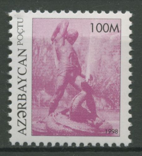 Aserbaidschan 1998 Freimarke Brunnenskulptur 417 postfrisch