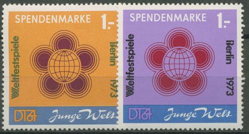 DDR 1972 Spendenmarken Junge Welt S 1/2 postfrisch