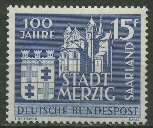 OPD Saarbrücken 1957 100 Jahre Stadt Merzig 401 postfrisch