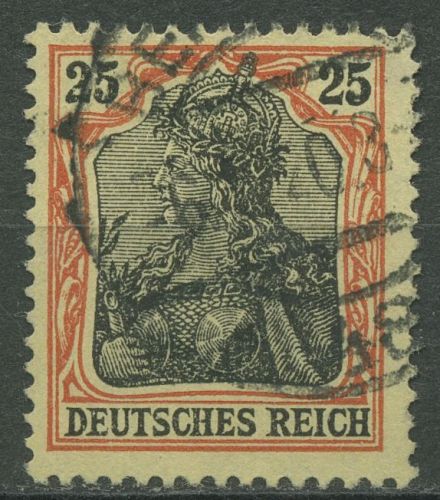 Deutsches Reich 1902 Germania ohne Wasserzeichen 73 gestempelt