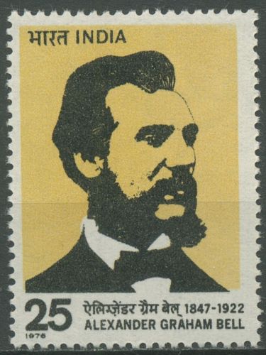Indien 1976 Das Telefon Alexander Bell 669 postfrisch