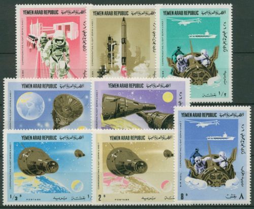 Jemen (Nordjemen) 1966 Gemini 6 und 7 Weltraumforschung 535/42 A postfrisch