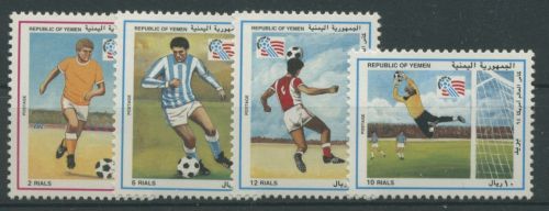 Jemen (Republik) 1994 Fußball-WM USA 139/42 postfrisch