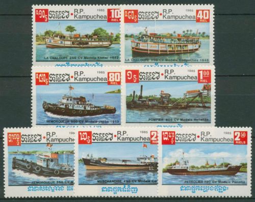 Kambodscha 1985 Schiffe 697/03 postfrisch