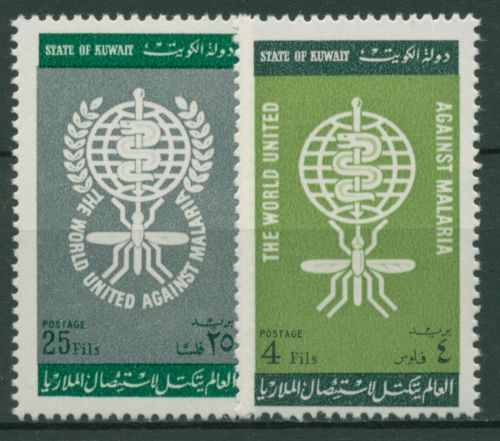 Kuwait 1962 Kampf gegen Malaria 173/74 postfrisch