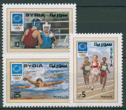 Syrien 2004 Olympische Sommerspiele Athen 2163/65 postfrisch