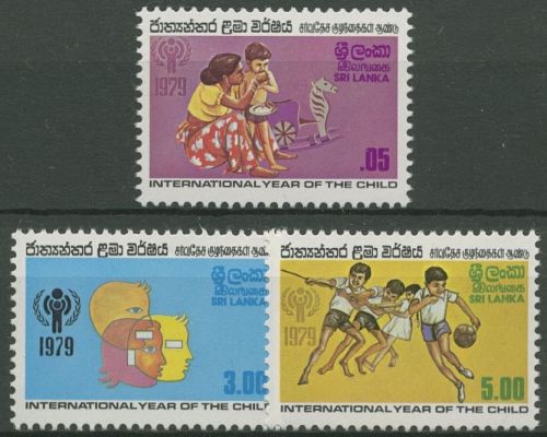 Sri Lanka 1979 Internationales Jahr des Kindes 501/03 postfrisch