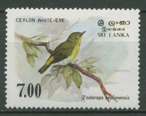 Sri Lanka 1988 Freimarke Vögel Brillenvogel 840 postfrisch
