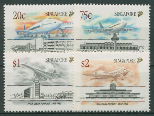Singapur 1991 Luftfahrt Flugzeug Flughafen 629/32 postfrisch