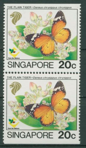 Singapur 1993 Naturschutz Schmetterlinge 697 Do/Du Paar postfrisch