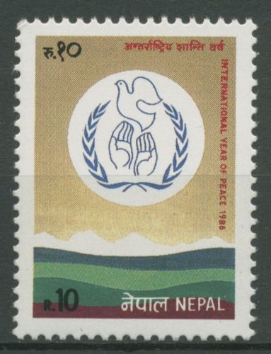 Nepal 1986 Jahr des Friedens 475 postfrisch
