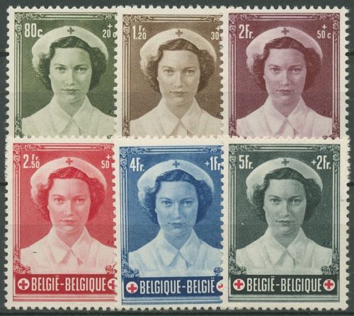 Belgien 1953 Hochzeit von Prinzessin Joséphine-Charlotte 961/66 postfrisch