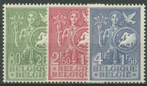 Belgien 1953 Büro der europäischen Jugend 976/78 postfrisch