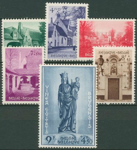 Belgien 1954 Renovierung des Beginenhofes Brügge 995/00 postfrisch kl. Fehler