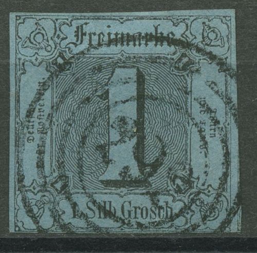 Thurn und Taxis 1853 1 Silbergroschen 11 b gestempelt, vollrandig