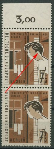 Berlin 1960 Hilfswerk: Ferienplätze mit Plattenfehler 193 f 6 postfrisch