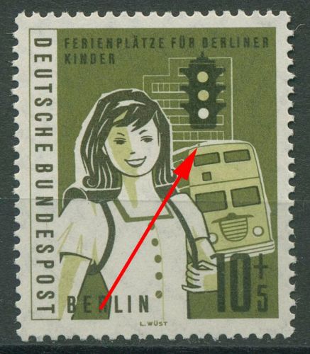 Berlin 1960 Kinder mit Plattenfehler 194 f 50 postfrisch