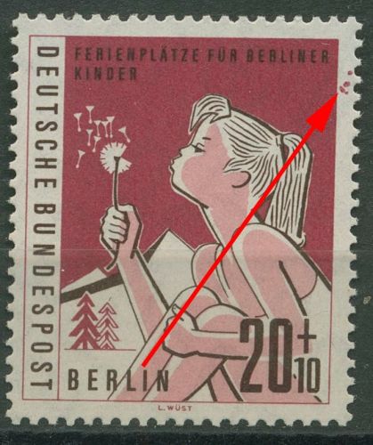 Berlin 1960 Kinder 195 mit roten Punkten oben rechts postfrisch