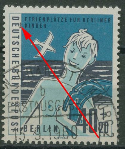Berlin 1960 Kinder mit Plattenfehler 196 PF ?? gestempelt