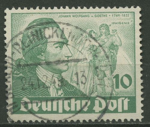 Berlin 1949 200. Geburtstag von Johann Wolfgang von Goethe 61 mit TOP-Stempel