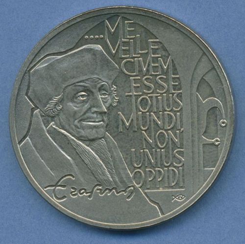 Niederlande 2 1/2 ECU 1991, Erasmus, vz/st (m4722)