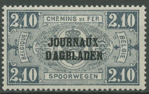 Belgien 1929 Zeitungspaketmarke mit Aufdruck ZP 32 mit Falz