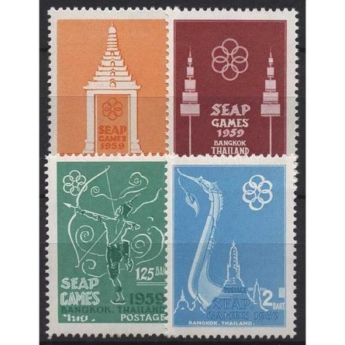 Thailand 1959 Südostasiatische Sportspiele Bangkok 342/45 postfrisch