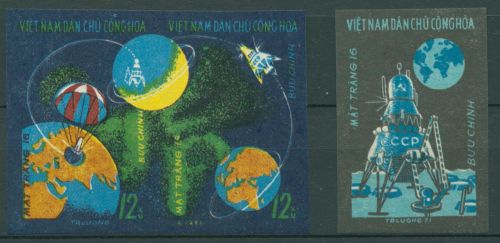 Vietnam 1971 Raumfahrt Mondlandefähre Luna 669/71 B ungebraucht o.G.