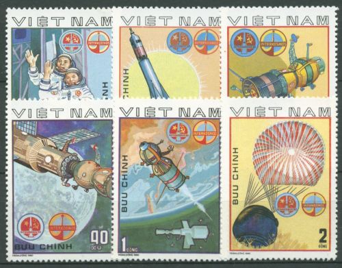Vietnam 1980 Weltraumforschung Interkosmosprogramm 1104/09 A ungebraucht o.G.