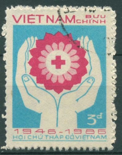 Vietnam 1986 Rotes Kreuz 1735 gestempelt