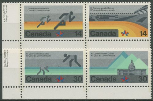 Kanada 1978 Commonwealth-Spiele in Edmonton 698/701 ZD Ecken postfrisch